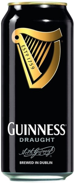 Guinness Stout Draught 5dl (K6x4) Dosen