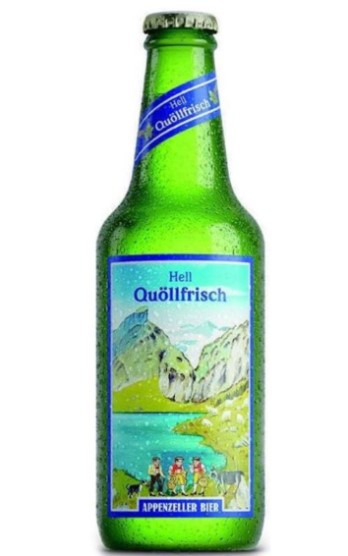 Appenzeller Quöllfrisch hell 33cl 10er EW Glas
