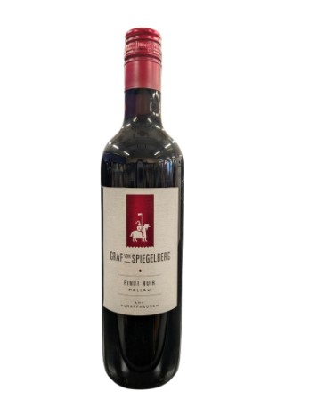 Schaffhausen AOC Hallauer Pinot Noir Graf von Spiegelberg 