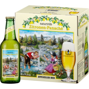 Appenzeller Zitronen-Panaché 33cl (K4x6) EW Glas