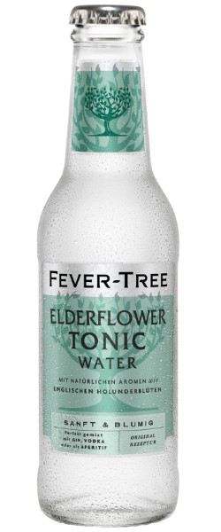 Fever Tree Elderflower / Holunderblüten Tonic Water EW Glas