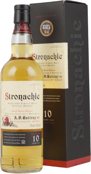 A.D. Rattray Stronachie 10 years Sherry Cask Finish Single Malt Scotch Whisky