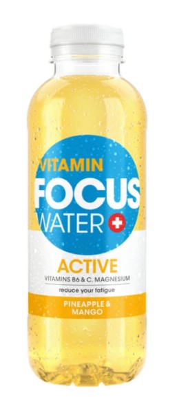 Focuswater Active Mango & Ananas 5dl (K4x6) EW PET