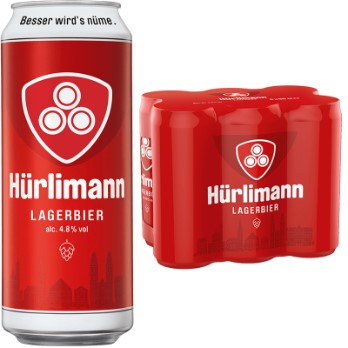 Hürlimann Lager 5dl (K4x6) Dosen