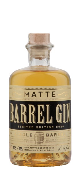 Matte Barrel Gin