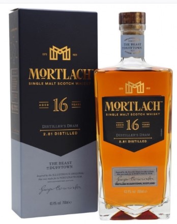 Mortlach 16 Years Distiller's Dram Single Malt Scotch Whisky
