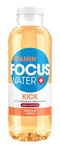 Focuswater Kick Pfirsich & Apfel 5dl (K4x6) EW PET