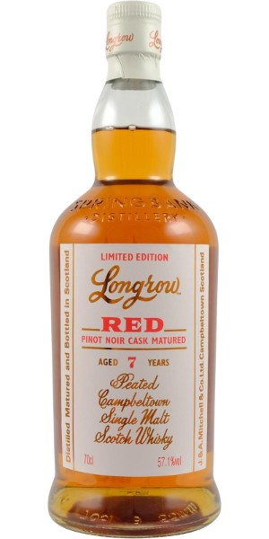 Longrow Red 7 Years Pinot Noir Cask Single Malt Scotch Whisky