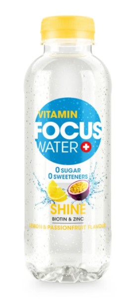 Focuswater Shine Zitrone & Passionsfrucht 5dl (K4x6) EW PET