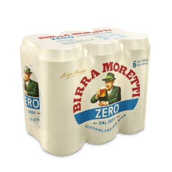 Moretti Birra Zero 4x6 Dosen