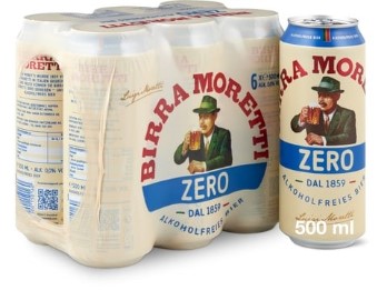 Moretti Birra Zero 5dl (K4x6) Dosen