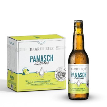 Baarer Panasch Zitrone alkoholfrei 33cl EW Glas (K8)