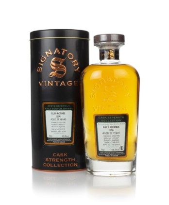 Glenrothes 24 Year Old 1996 Signatory Cask Strength 1996 - 2021 (cask 3144 & 3145)