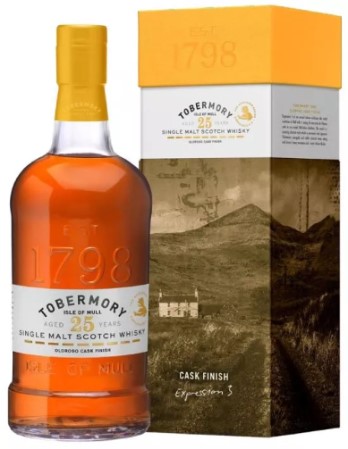 Tobermory 25 Years Oloroso Cask Finish Scotch Single Malt Whisky