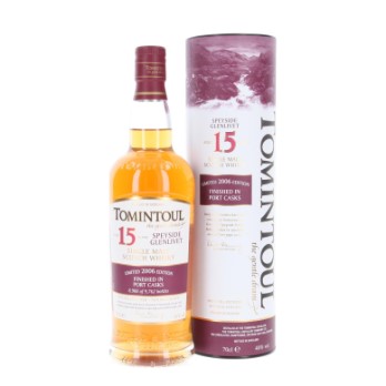 Tomintoul 15 Years Portwood 2006 Single Malt Scotch Whisky