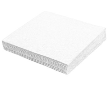 Servietten Papier weiss